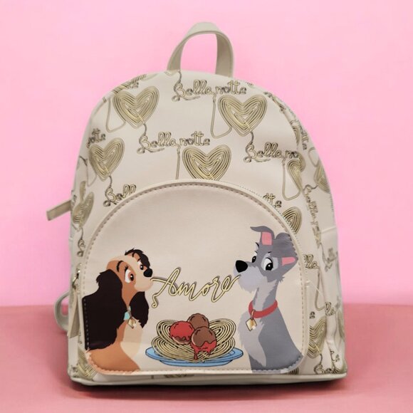 Danielle Nicole Other - Disney Lady & The Tramp Spaghetti Scene Mini Backpack Dani Danielle Nicole